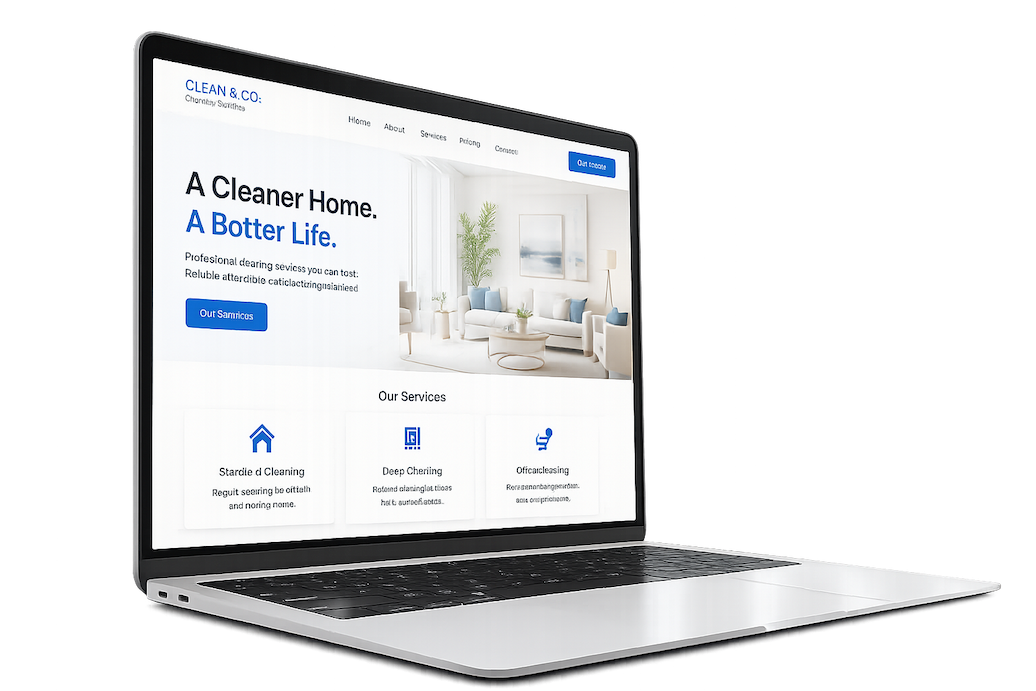 Budget Website Mockup